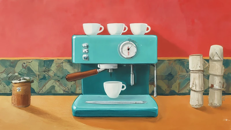 Hand-drawn tree growing from a book, with branches holding basic vocabulary icons (house, sun, cat) mixed with geometric shapes.