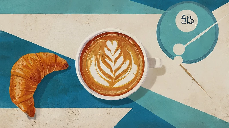 Whimsical toolbox filled with language learning icons: book with gears (grammar), magnifying glass (dictionary), colorful shapes (stories).