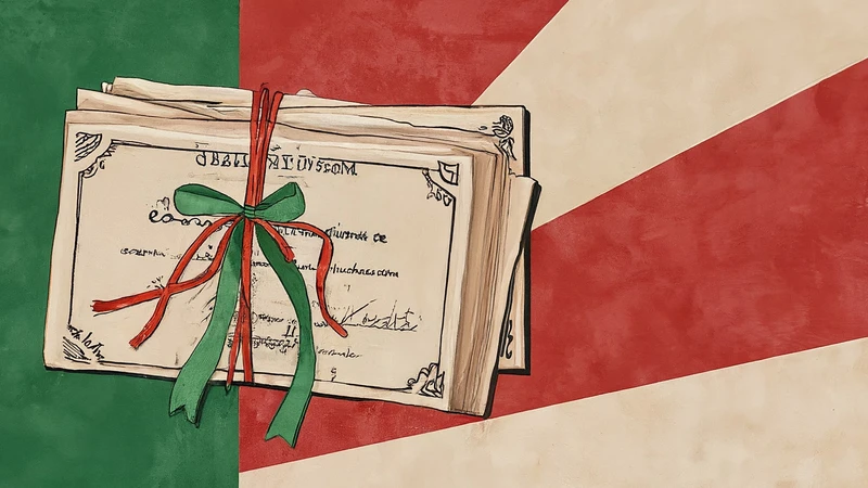 Split image contrasting M5S's digital hand-drawn style with PD's geometric EU style.