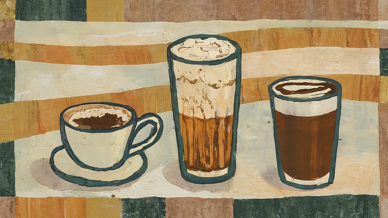 Hand-drawn illustration of a person connecting with Italians using geometric speech bubbles.