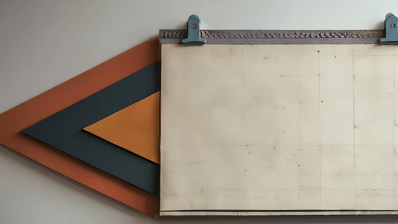 Whimsical speech bubbles for 'Ciao' and 'Prego' with geometric lines.