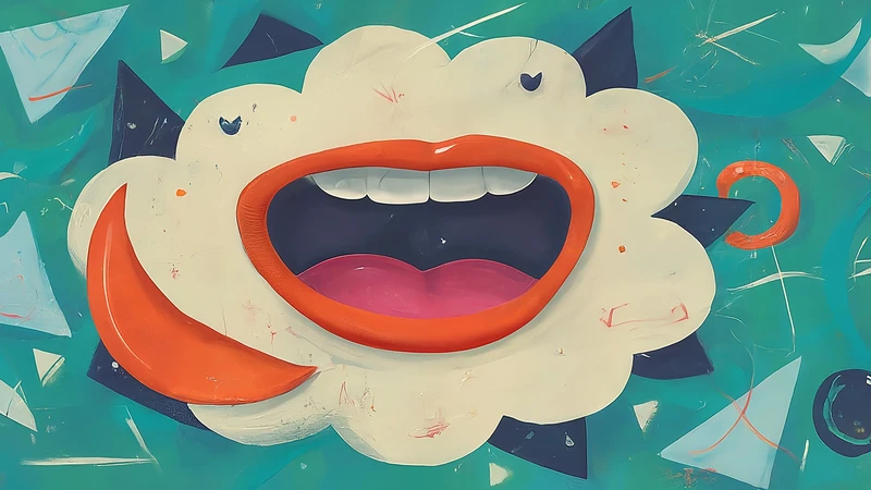 Hand-drawn book with phonetic symbols and geometric accents.