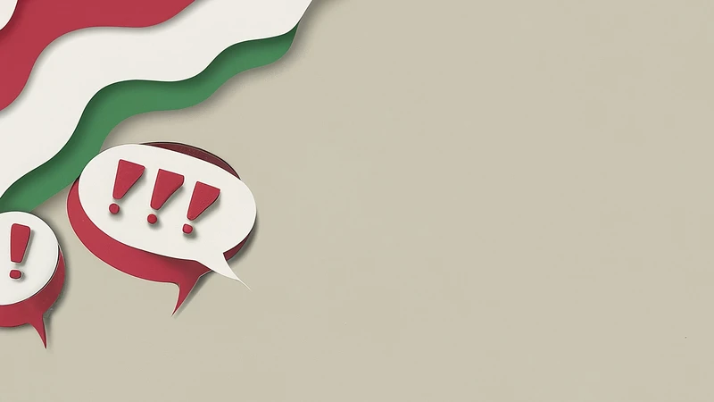 Whimsical Italian flag stripes meet geometric speech bubbles